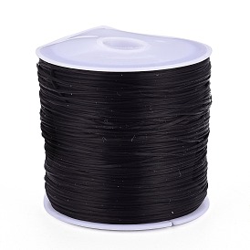 (Defective Closeout Sale), Flat Elastic Crystal String, Elastic Beading Thread, for Stretch Bracelet Making, with Defective Spool