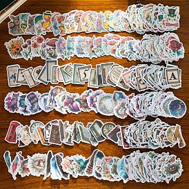 100PCS Paper Stickers Self-Adhesive Stickers, for DIY Photo Album Diary Scrapbook Decoration
