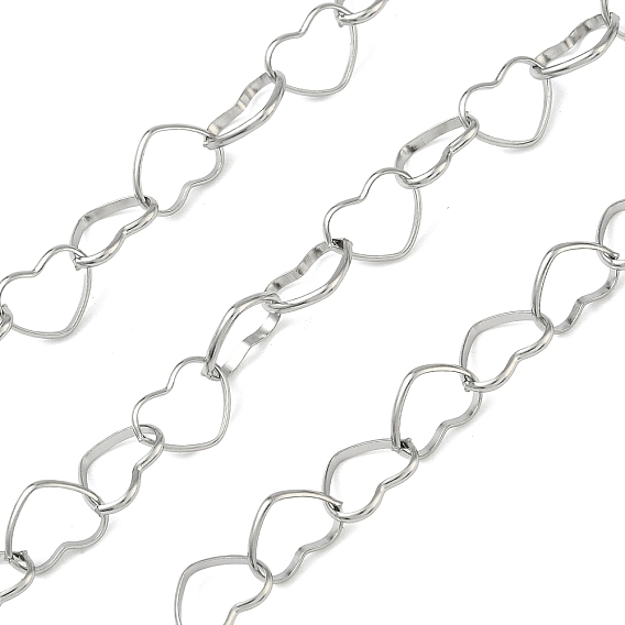 304 ссылка цепи из нержавеющей стали сердце, пайки, с катушкой