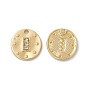Alloy Pendants, with Crystal Rhinestone, Flat Round with Rectangle