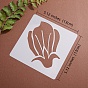2 Sets 2 Styles Plastic Drawing Stencil, Drawing Scale Template, For DIY Scrapbooking, Flower and Leaf