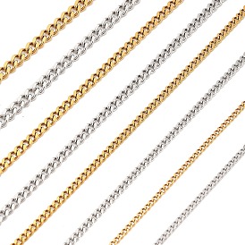 316l хирургические цепи из нержавеющей стали, несварные, ионное покрытие (ip), с катушкой