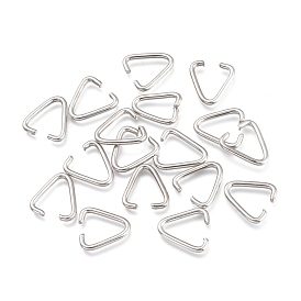 Brass Triangle Rings, Buckle Clasps, Fit for Top Drilled Beads, Webbing, Strapping Bags