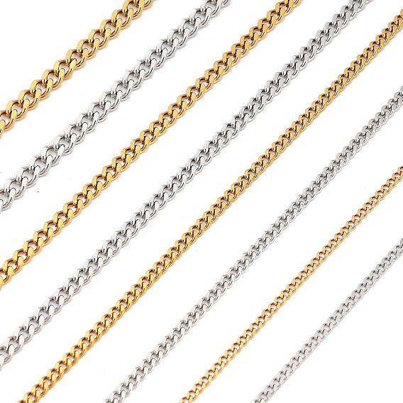 316l хирургические цепи из нержавеющей стали, несварные, ионное покрытие (ip), с катушкой