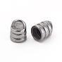 304 Stainless Steel Cord End, For Leather Cord Bracelets Making