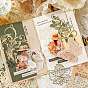 10Pcs 10 Styles Flower Lace Cut Scrapbook Paper Pads, Hollow Leaf & Flower Paper for DIY Album Scrapbook, Greeting Card, Background Paper