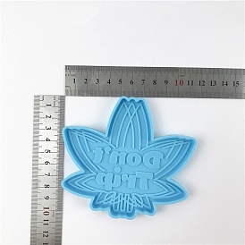 Thanksgiving Day Theme DIY Maple Leaf Coaster Silicone Molds, Resin Casting Molds