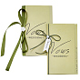 Paper Wedding Vows Cards, including Ribbon, Gift Tape, Plastic Pearl Bead, Sticker