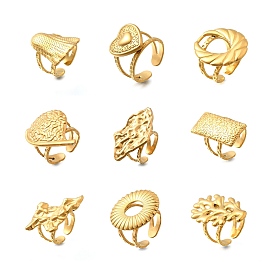 304 открытая манжета из нержавеющей стали для женщин, реальный 18 k позолоченный