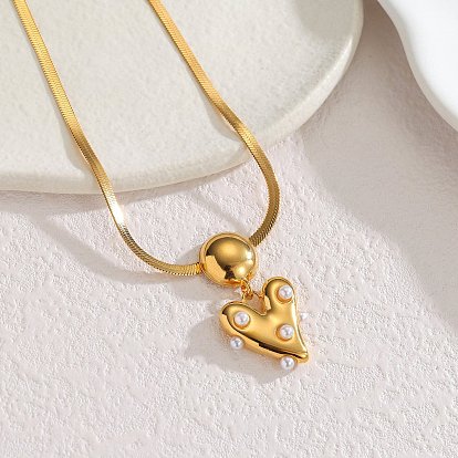 Подвески в виде сердца из нержавеющей стали ко Дню святого Валентина, белые