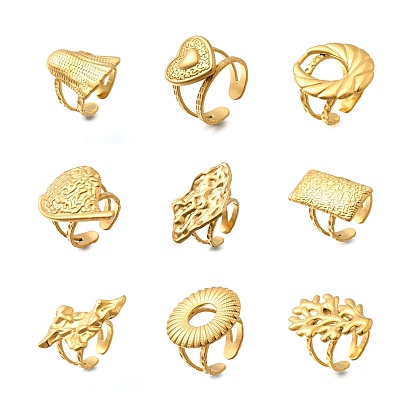 304 открытая манжета из нержавеющей стали для женщин, реальный 18 k позолоченный