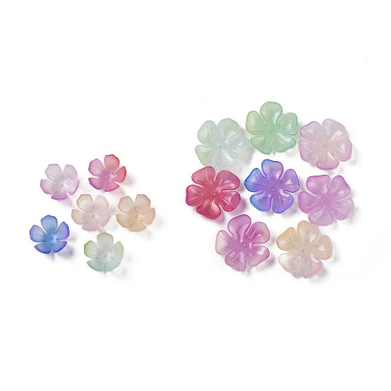 Непрозрачные акриловые колпачки, цветок