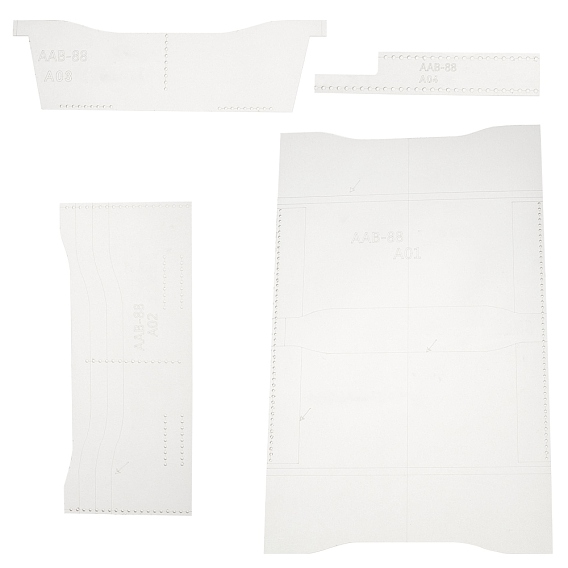 Шаблон кошелька, модель ручной работы из кожи акриловые узоры