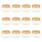 PET Plastic Bottles, with Aluminum Screw Lids, for Cream Jar, Column