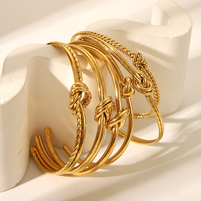 Браслеты-манжеты из нержавеющей стали для женщин