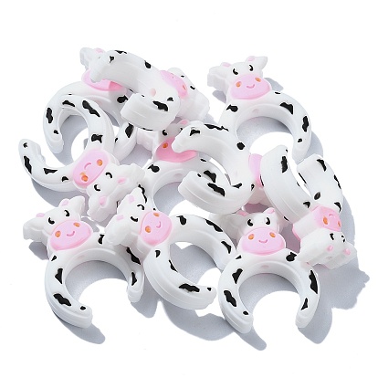 Perles focales en silicone de vache, Diy soins infirmiers colliers faisant