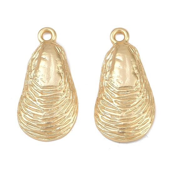 Подвески из сплава , формы раковины, стойки покрытие, без кадмия и без свинца