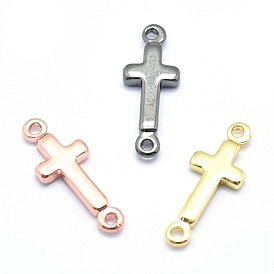 Brass Links Connectors, Cadmium Free & Nickel Free & Lead Free, Sideways Cross