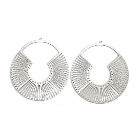 304 звенья для люстр из нержавеющей стали, плоские и круглые, гравированные металлические украшения, не тускнеет