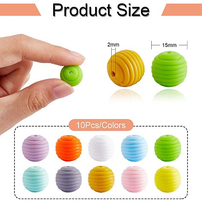China Factory 100Pcs Silicone Beads 15mm Honeycomb Silicone Bead Colorful  Loose Spacer Beads Silicone Bead kit for DIY Bracelet Necklace Keychain  Making Craft 15mm, Hole: 2mm in bulk online 