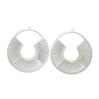 304 звенья для люстр из нержавеющей стали, плоские и круглые, гравированные металлические украшения, не тускнеет