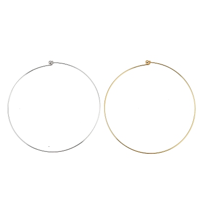 1.5мм 304 изготовление ожерелий из нержавеющей стали, жесткие ожерелья