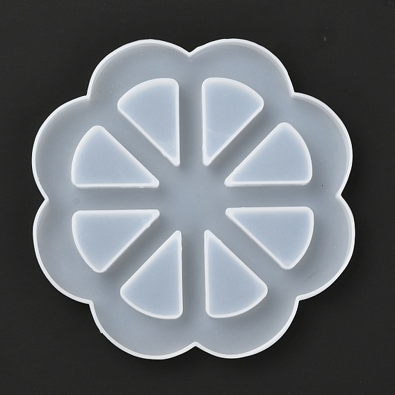 Flower Silicone Cup Mat Molds, Resin Coaster Molds, UV Resin & Epoxy Resin Craft Making