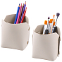 2шт. держатели для ручек из искусственной кожи, контейнеры для карандашей, с помощью кнопки сплава оснастки, колонка