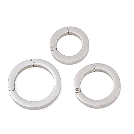 1 puerta de resorte de acero inoxidable, o anillos