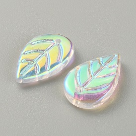 Подвески лэмпворк ручной работы, AB цвет, лист