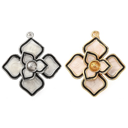 Латунь, с эмалевыми застежками, без кадмия, без никеля и без свинца, цветок