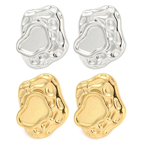 304 Выводы серьги из нержавеющей стали шпилька, настройки многоугольных сережек