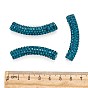 Brass Middle East Rhinestone Beads, Tube