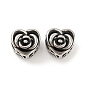 316 Surgical Stainless Steel  Beads, Flower