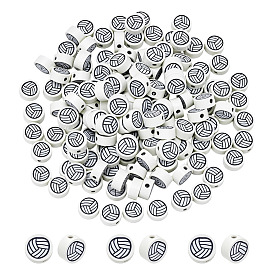 150 бусины из полимерной глины ручной работы., волейбол