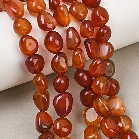 Natural Carnelian Beads Strands, Nuggets