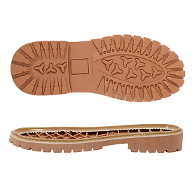 Suela de silicona antideslizante de goma para zapatos, Suela de reparación con relieve resistente al desgaste para zapatos.