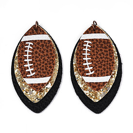 Кожа подвески, с железным кольцом, мяч тема