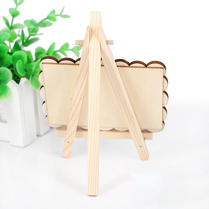 Unfinshed Wooden Children Toys, Home Decorations, Painting Supplies, Photo Frame with Rack