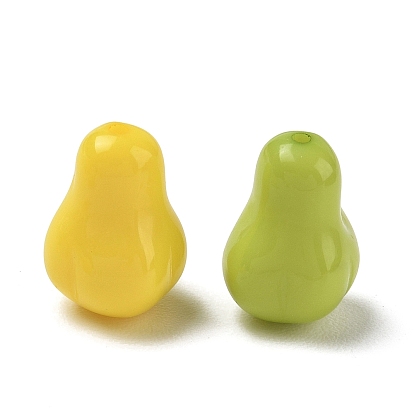 Opaque Acrylic Beads, Gourd