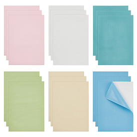 Benecreat 18 листы 6 цветные водонепроницаемые декоративные наклейки из ПВХ, самоклеящиеся наклейки на обои для украшения архитектурных моделей, прямоугольные