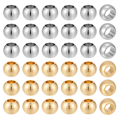 80шт 2 цвета 304 шарики из нержавеющей стали, рондель