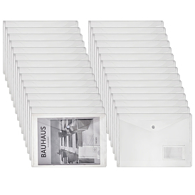 Прозрачные пластиковые пакеты для хранения документов, карманы для файлов, прямоугольные