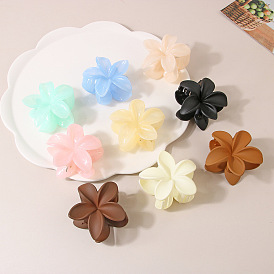 Flower Plastic Claw Hair Clips, Hair Accessories for Girl