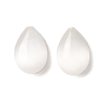 Бусины Кошачие Глаза, половину отверстия, слеза