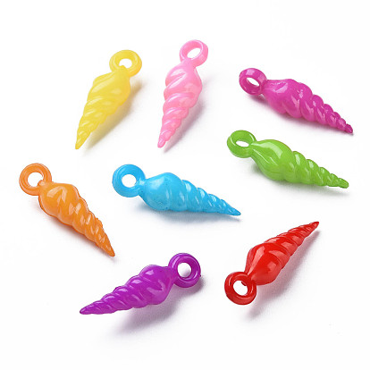 Opaque Acrylic Pendants, Conch
