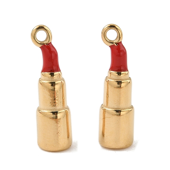 304 подвески из нержавеющей стали, с эмалью, помада очарование