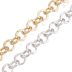 Aluminium Rolo Chains, Unwelded, with Spool
