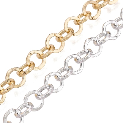 Aluminium Rolo Chains, Unwelded, with Spool
