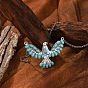 Женские ожерелья с подвеской в виде орла из синтетической бирюзы